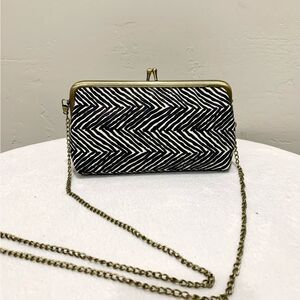 Handmade Genuine Calfskin Kisslock Clutch/Cosmetic bag/Phone Case/Crossbody